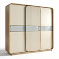 Houten kast met glanzende afwerking en afmeting 120 x 50 x 160cm